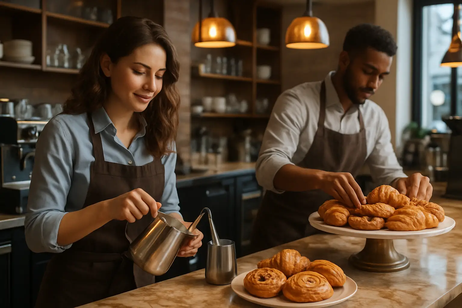 Shemajeee barista team at work