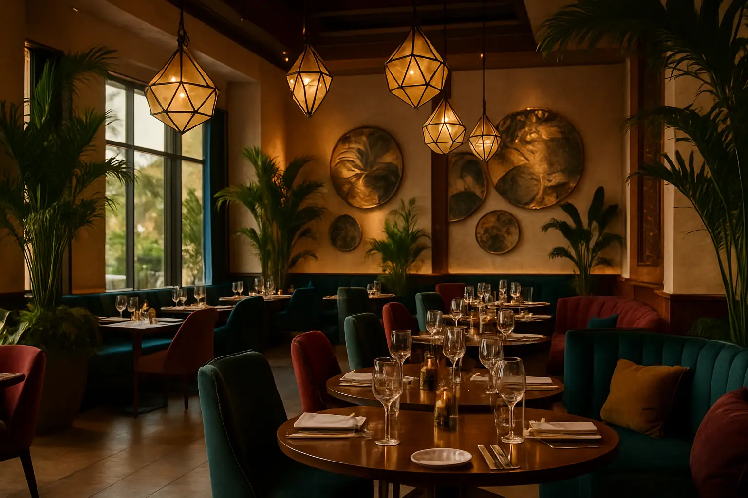 Our warm and inviting dining hall